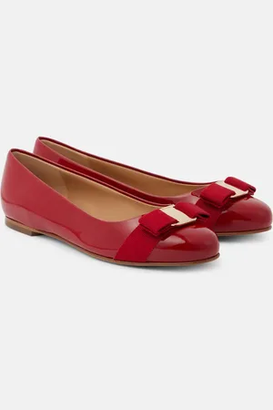 Salvatore Ferragamo Bailarinas Varina de charol