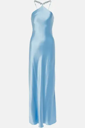 Staud Vestido de fiesta Cadence de satén