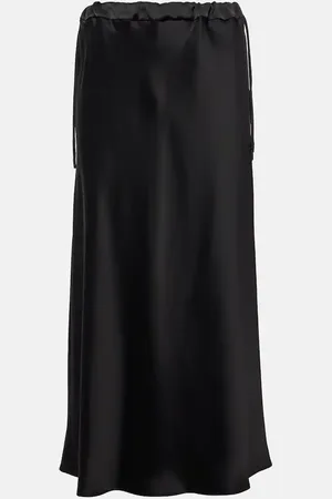 Max Mara Falda midi Editore de satén