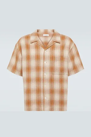 Frame Camisa de algodón a cuadros