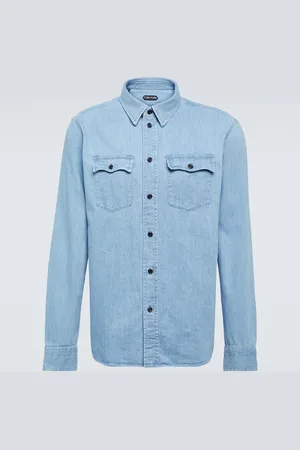 Tom Ford Camisa western de denim