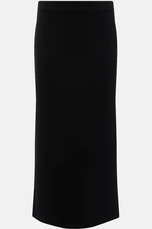 Max Mara Falda midi de jersey
