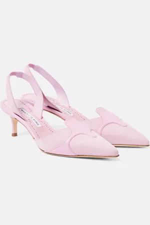 Manolo Blahnik Salones destalonados Poligleto 50 de ante