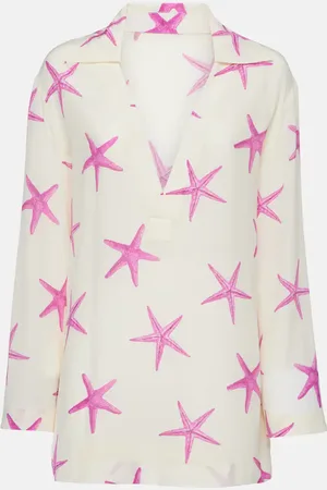 VALENTINO Camisa de seda estampada