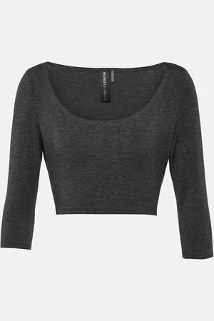 Norma Kamali Crop top de jersey