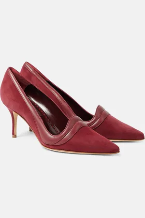 Manolo Blahnik Salones Ajarafa 70 de ante y piel