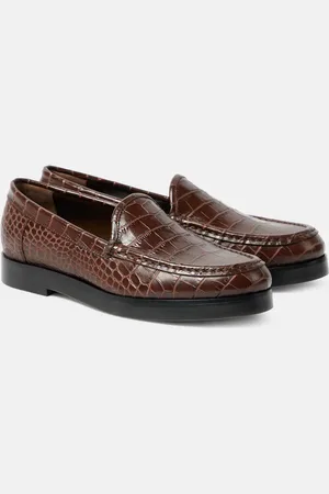 Manolo Blahnik Mocasines Dinelio de piel grabada