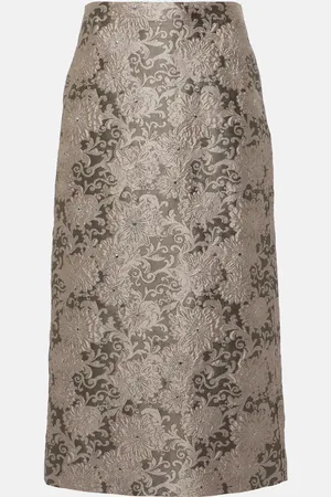 Max Mara Falda midi Diletta de jacquard
