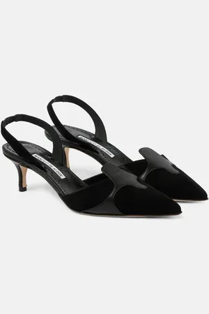 Manolo Blahnik Salones destalonados Poligleto 50 de ante