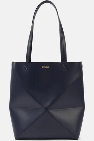 Loewe Tote Puzzle Fold de piel