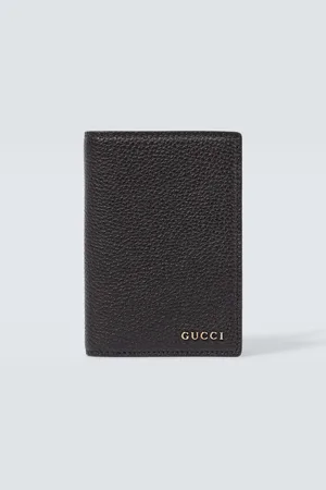 Gucci Funda para pasaporte de piel con logo