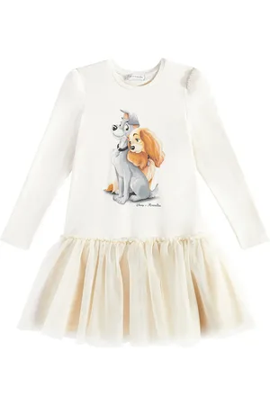 MONNALISA X Disney® vestido de mezcla de algodón estampado