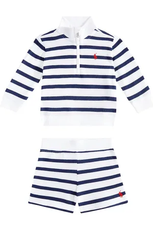 Ralph Lauren Bebé - set de jersey y shorts de algodón