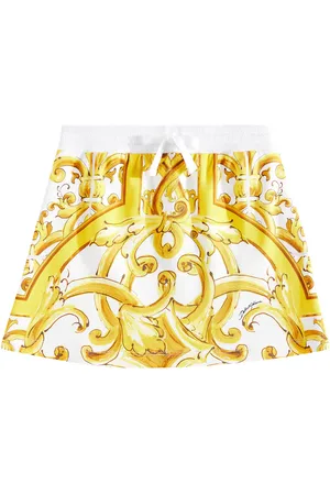 Dolce & Gabbana Falda Majolica de jersey de algodón