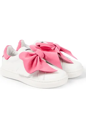 MONNALISA Zapatillas de piel con lazo
