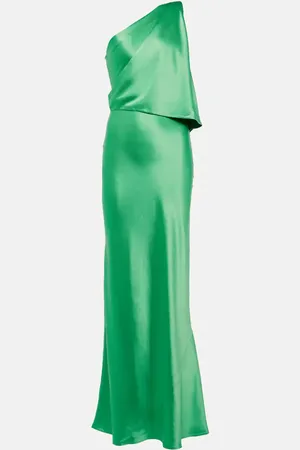 Staud Vestido de fiesta Naomi de satén