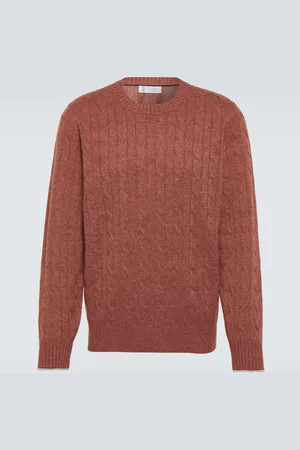 Brunello Cucinelli Jersey trenzado de cachemir