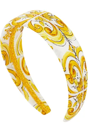 Dolce & Gabbana Diadema de seda estampada