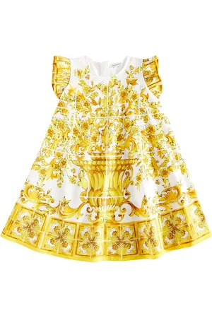 Dolce & Gabbana Vestido de algodón estampado