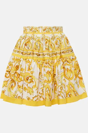 Dolce & Gabbana Minifalda Majolica de algodón