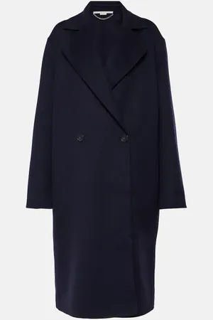Stella McCartney Abrigo cruzado de lana