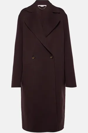 Stella McCartney Abrigo cruzado de lana