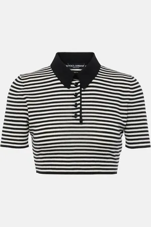 Dolce & Gabbana Polo cropped de lana