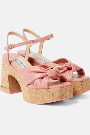 Jimmy Choo Sandalias Heloise 95 de piel