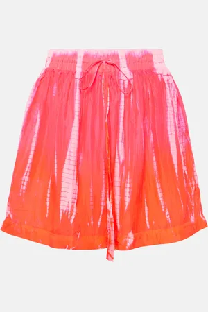 ANNA KOSTUROVA Shorts de seda estampados