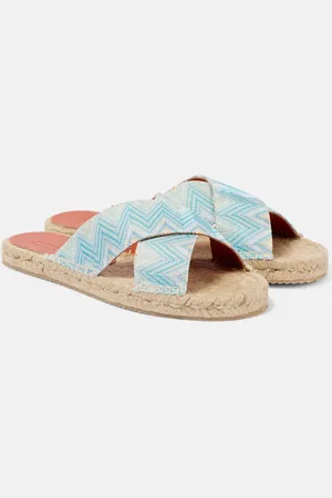 Missoni Sandalias Harlow Zigzag de esparto