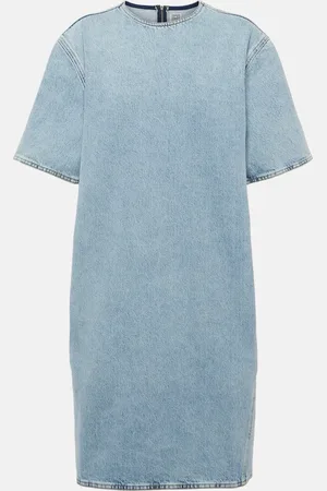 Totême Vestido midi de denim