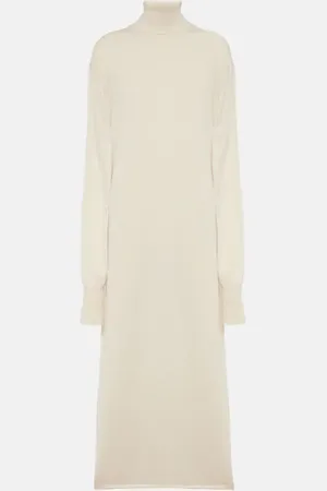 Jil Sander Vestido midi de cachemir