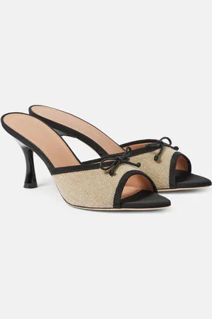 MALONE SOULIERS X Tabitha Simmons mules 70 de lona con piel