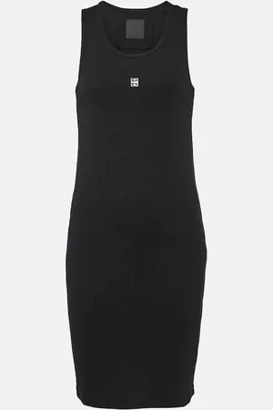 Givenchy Vestido corto 4G de algodón acanalado