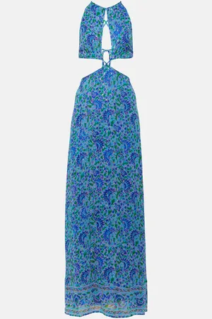 RIXO London Vestido largo Lenny estampado