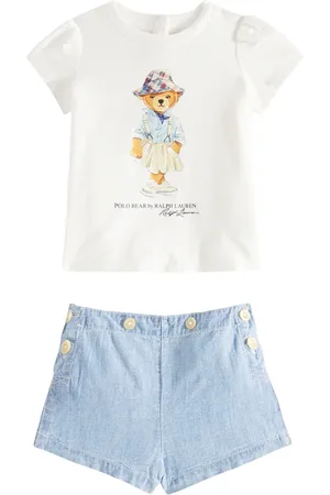 Ralph Lauren Bebé - set de camiseta y shorts Polo Bear