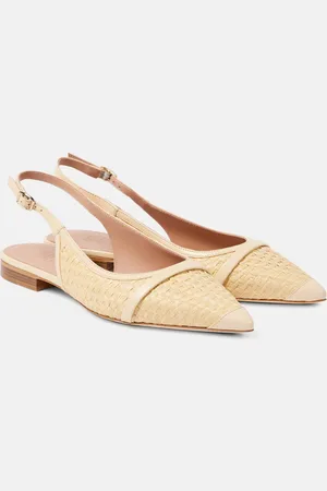 MALONE SOULIERS Bailarinas destalonadas Jama de rafia