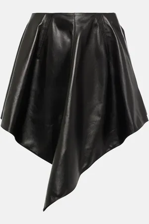 Alaïa Alaïa Minifalda asimétrica de piel
