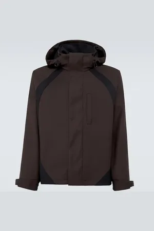 Loro Piana Chaqueta de mezcla de lana con paneles