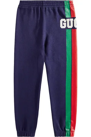 Gucci Pantalones deportivos de algodón con Gucci Web