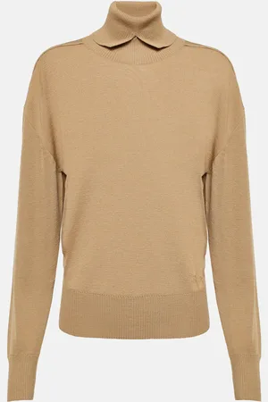 Burberry Top de cuello alto de lana