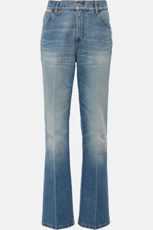 Victoria Beckham Jeans rectos con efecto desgastado
