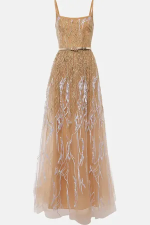 Elie saab Vestido de fiesta Arboreal bordado
