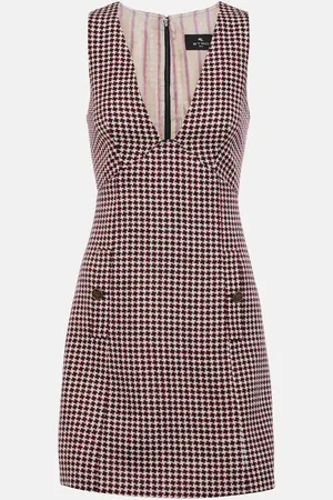 Etro Vestido corto a cuadros