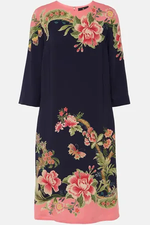 Etro Vestido camisero floral