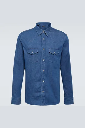 Tom Ford Camisa western de denim