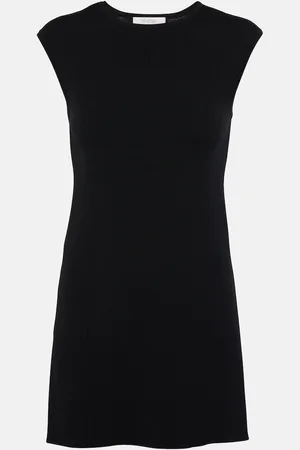 Max Mara Vestido corto Soldino de punto acanalado