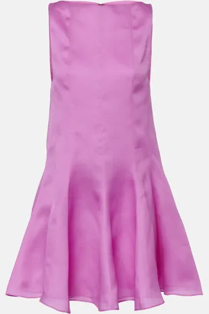 Khaite Vestido corto Mags de seda