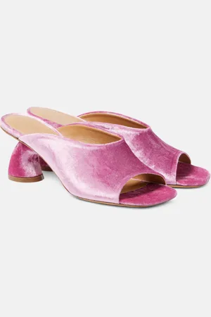 DRIES VAN NOTEN Mules 65 de terciopelo