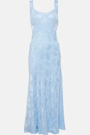 RIXO London Vestido midi Benedict en jacquard